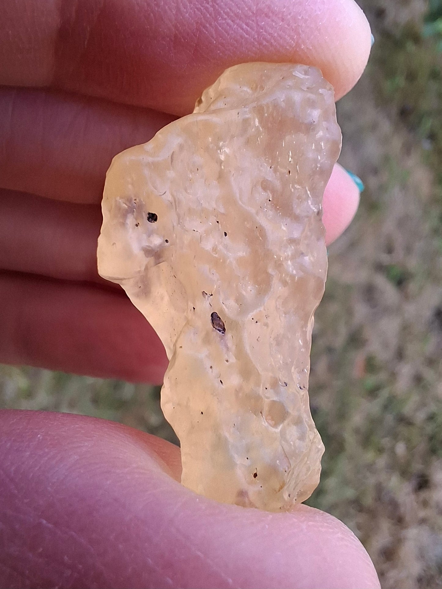 Libyan Desert Glass Piece, 10.00g, Tektite