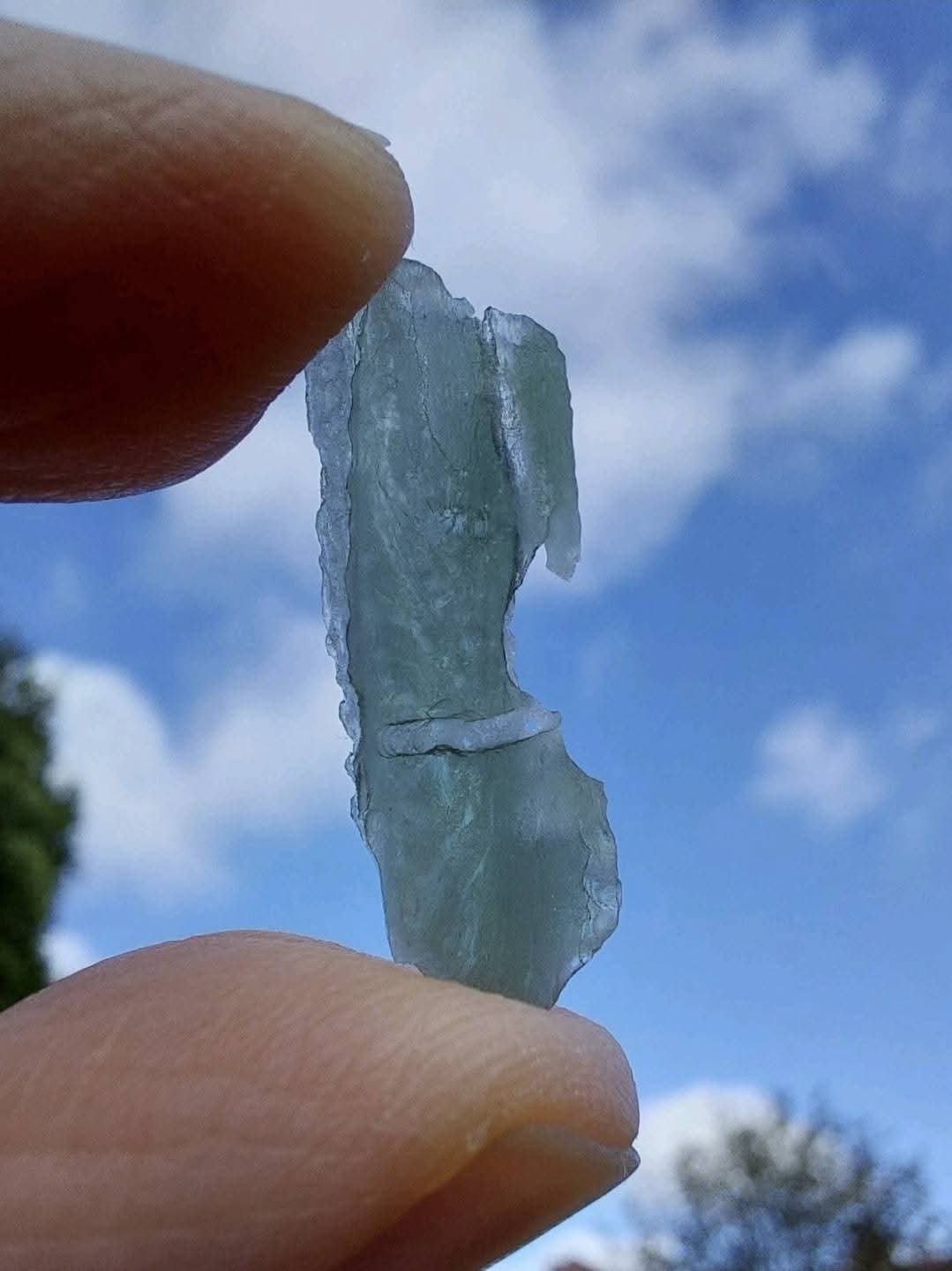 Moldavite Piece, 0.60g, Tektite (E243)