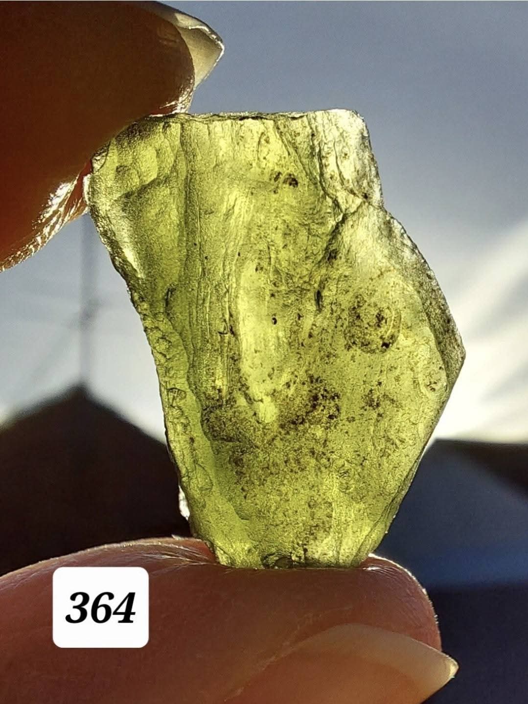 Moldavite Piece, 2.43g, Tektite (Ref: 364)