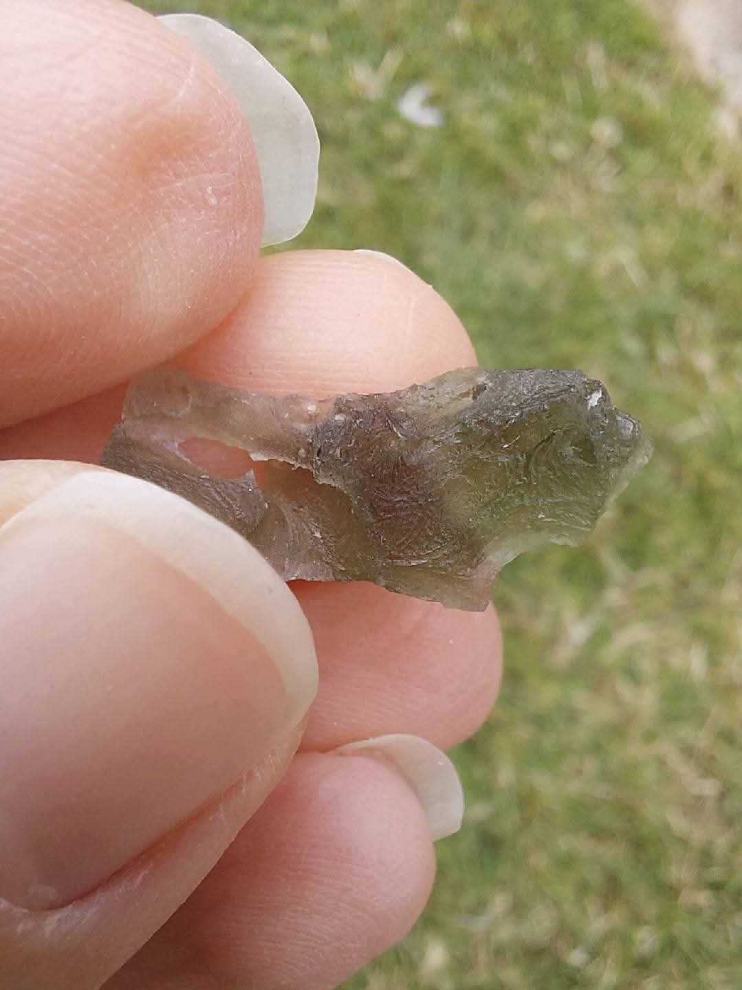 Moldavite Piece, 1.10g, Tektite (Ref: E158)