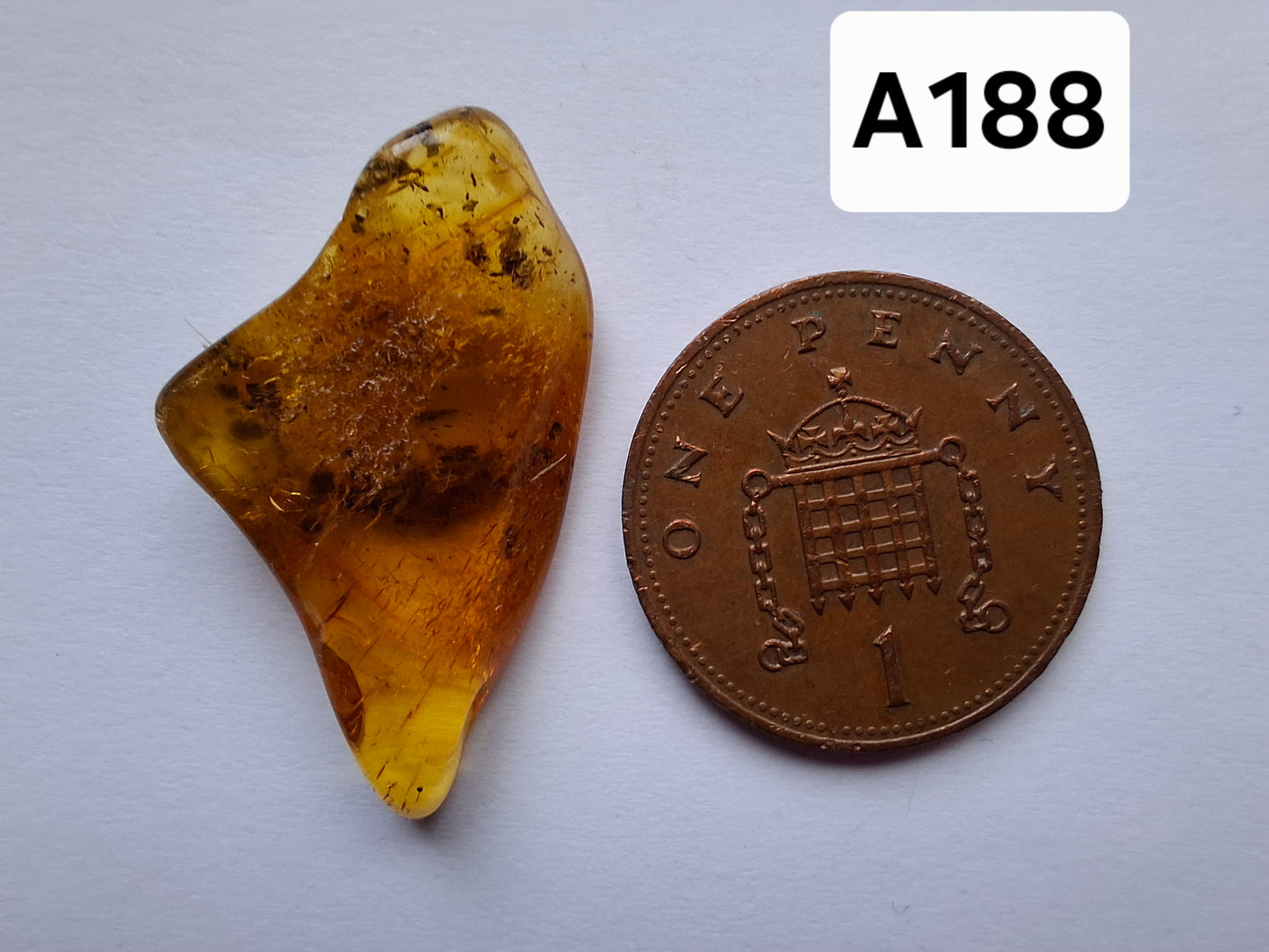 Baltic Amber, 1.25g, Fossil (Ref: A188)