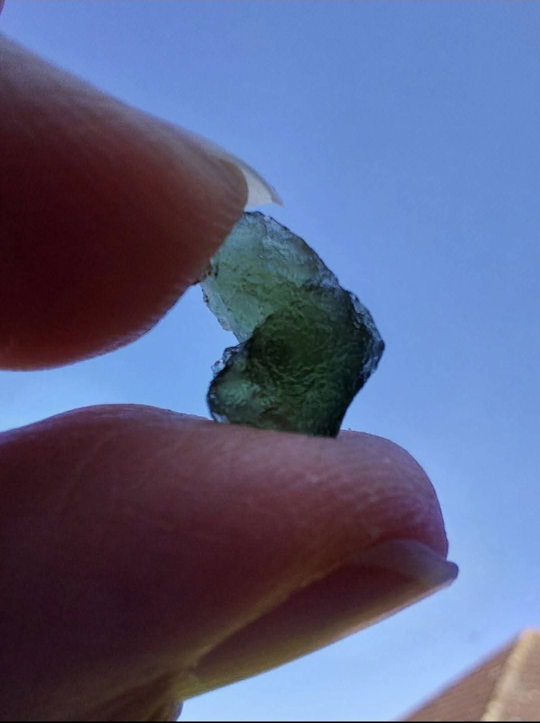 Moldavite Piece, 0.51g, Tektite (Ref: 873)