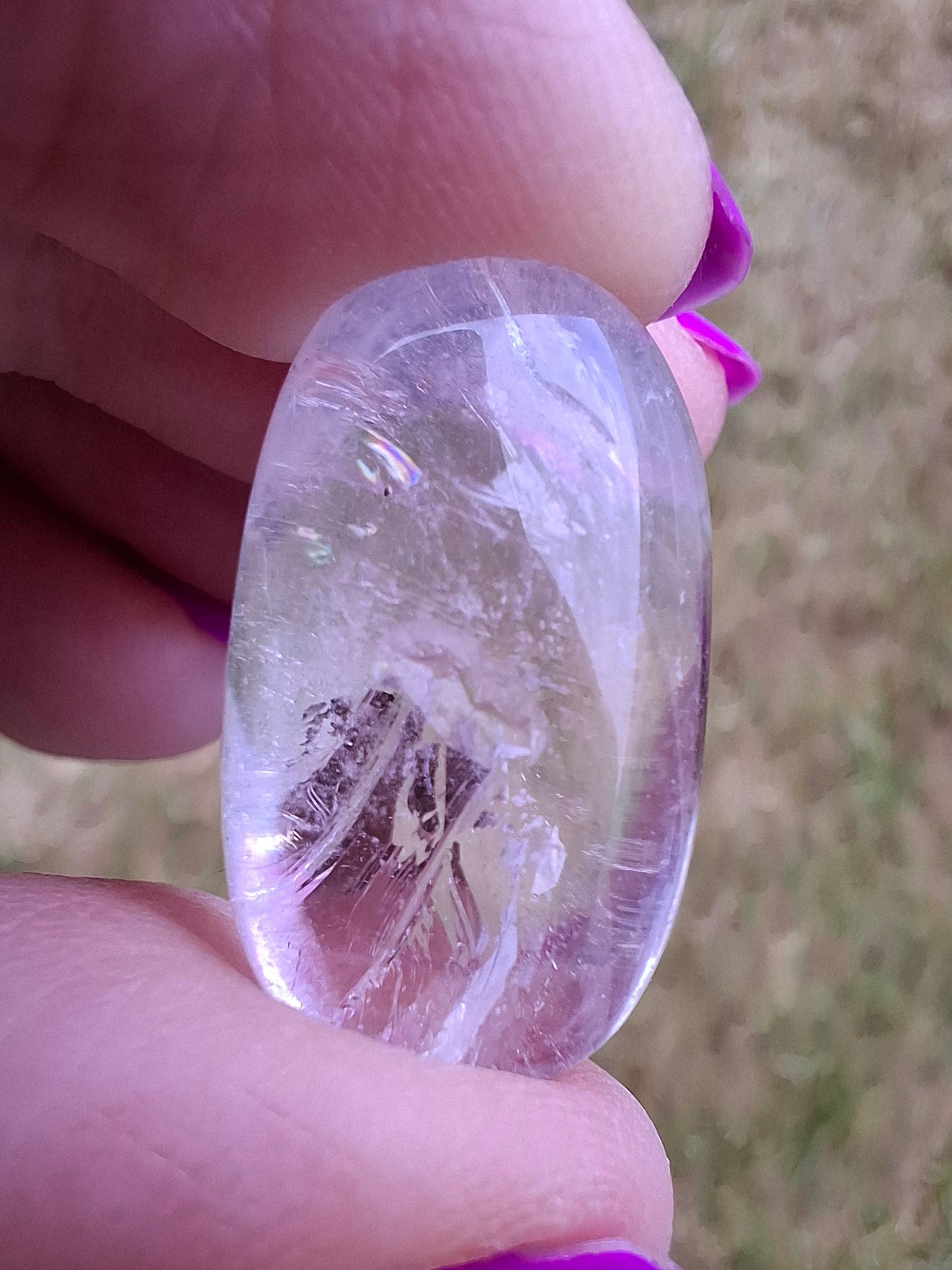 Clear Quartz, Tumble Stone, Crystal (Ref: T32)