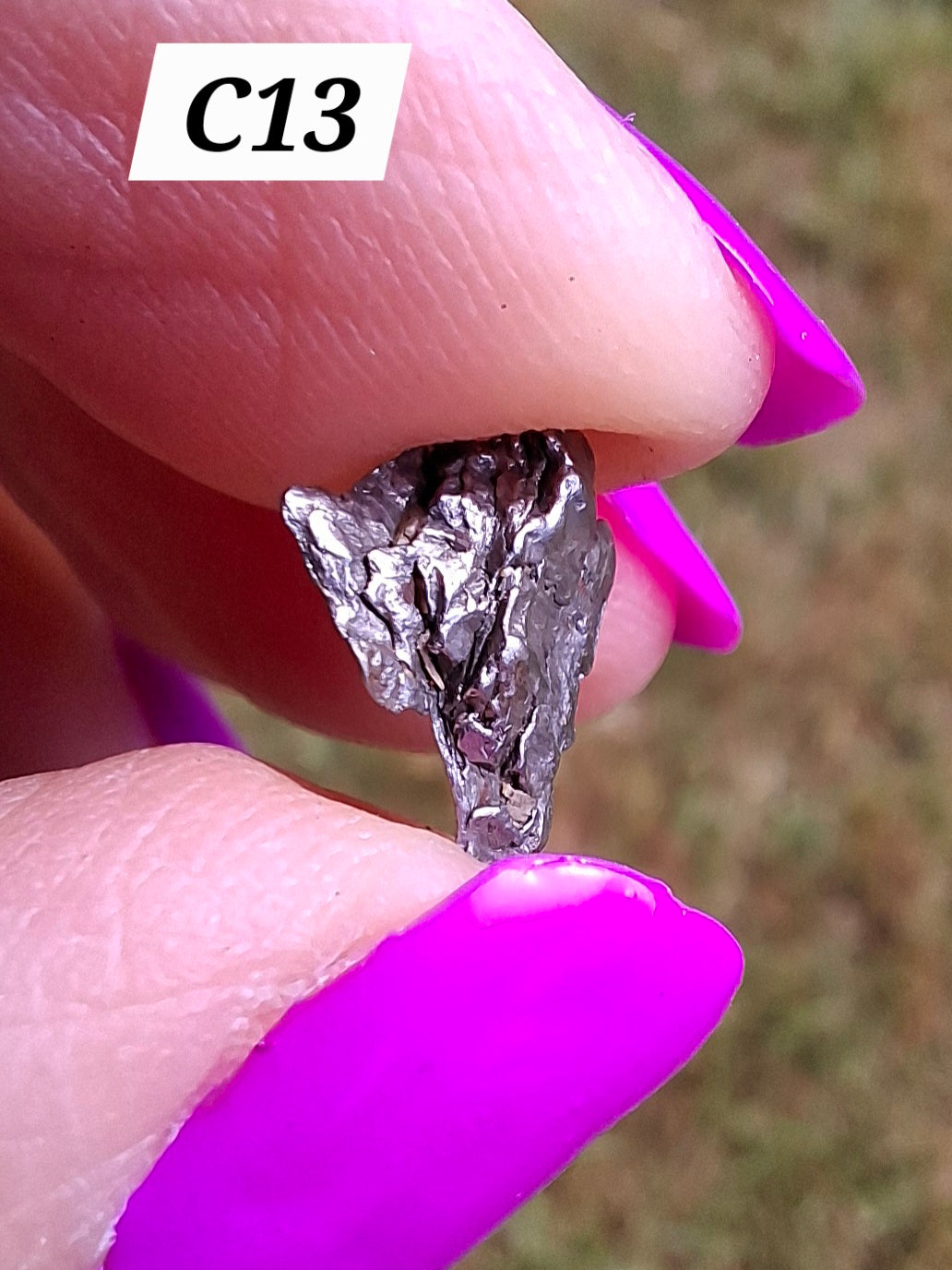 Campo del Cielo, 0.37g, Nickel Iron Meteorite (Ref: C13)