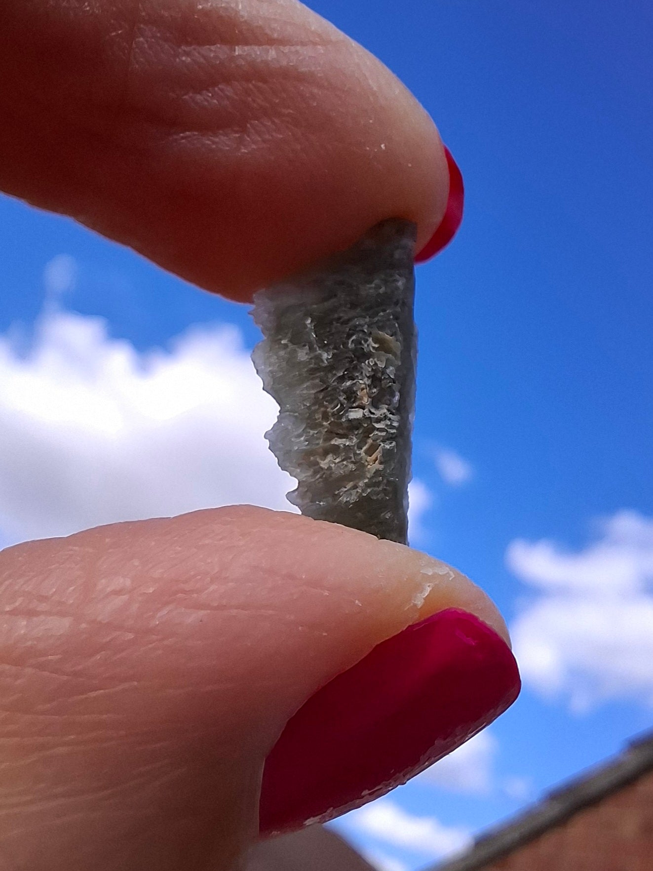 Moldavite Piece, SNOWFLAKE, FROSTED, BRUSNA, Tektite (Ref: 1491)