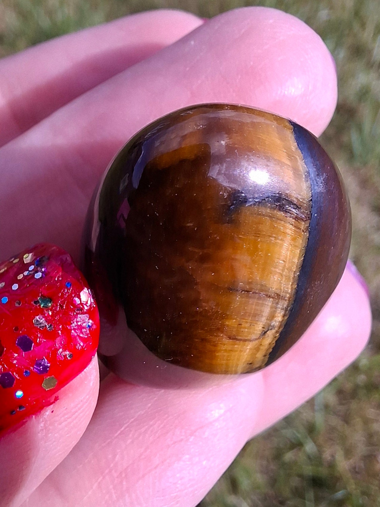 Tigers Eye, Tumble Stone, Crystal (Ref: T135)