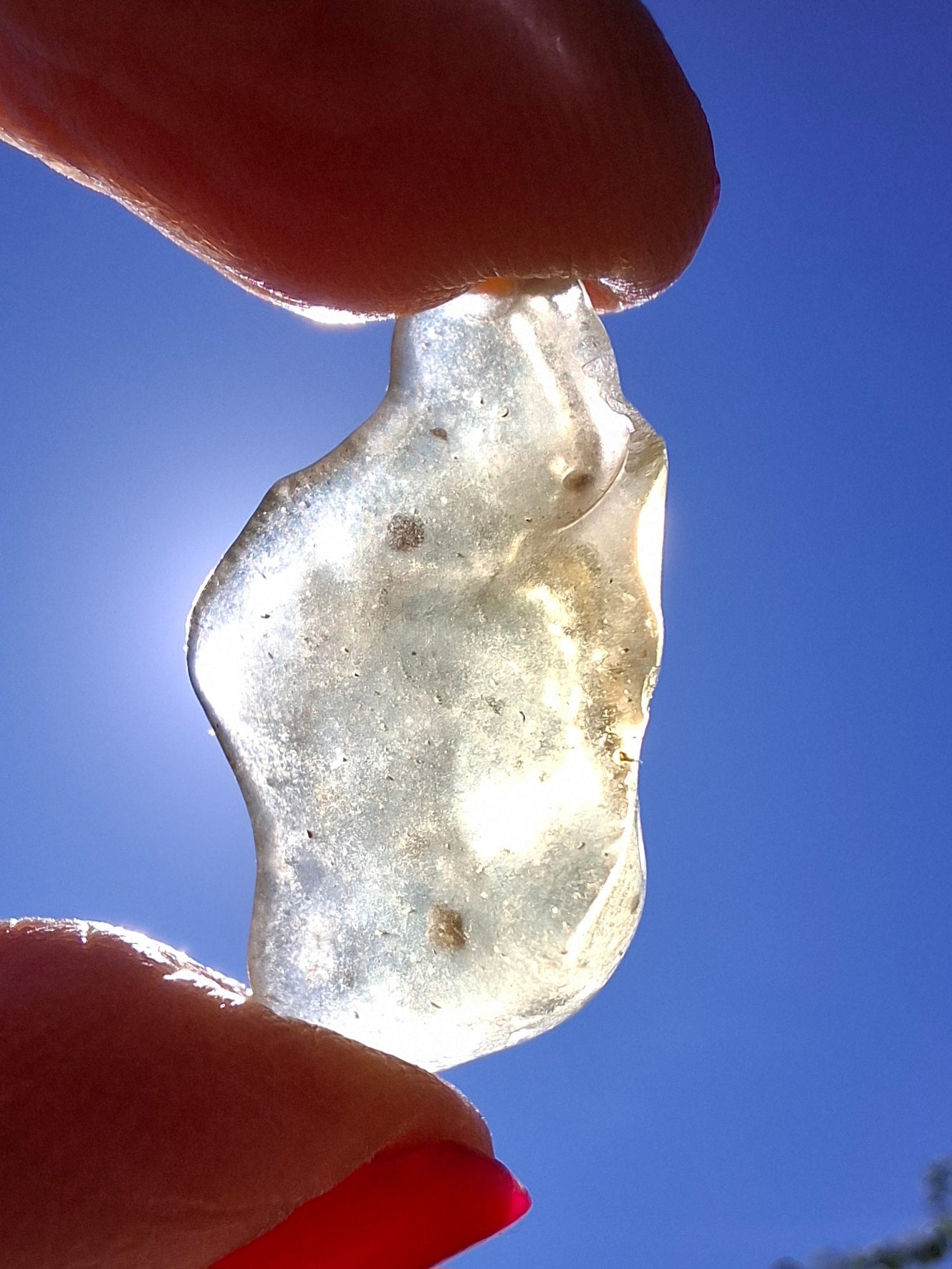 Libyan Desert Glass Piece, 3.04g, Tektite (Ref: LE4)