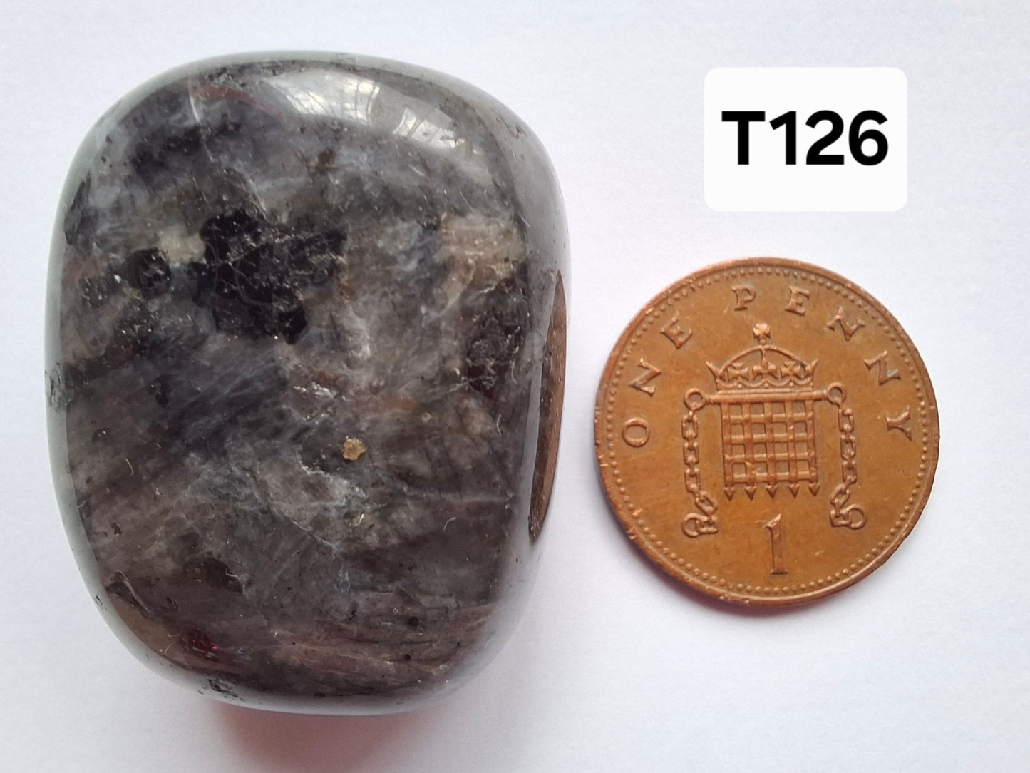 Larvikite, Tumble Stone, Crystal (Ref: T126)