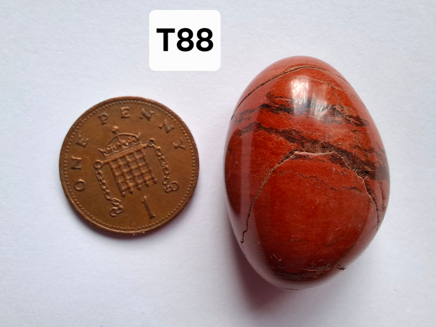 Red Jasper, Tumble Stone, Crystal (Ref: T88)