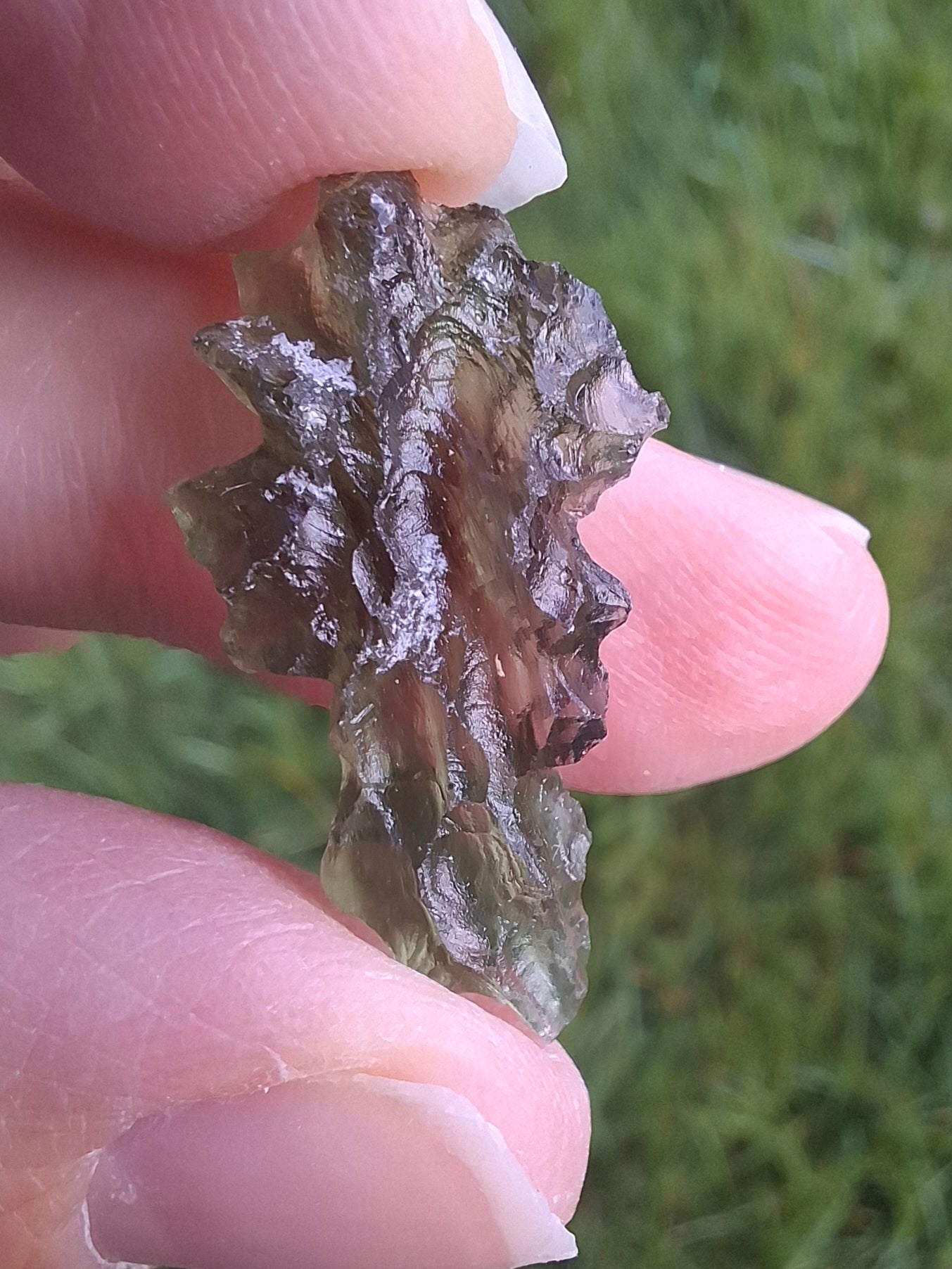 Moldavite Piece, JEZKOVNA BESEDNICE, 1.67g, Tektite (Ref: 1270)
