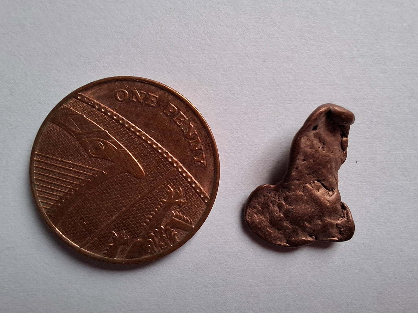 Native Copper Nugget, 1.34g, (Ref: COP1)