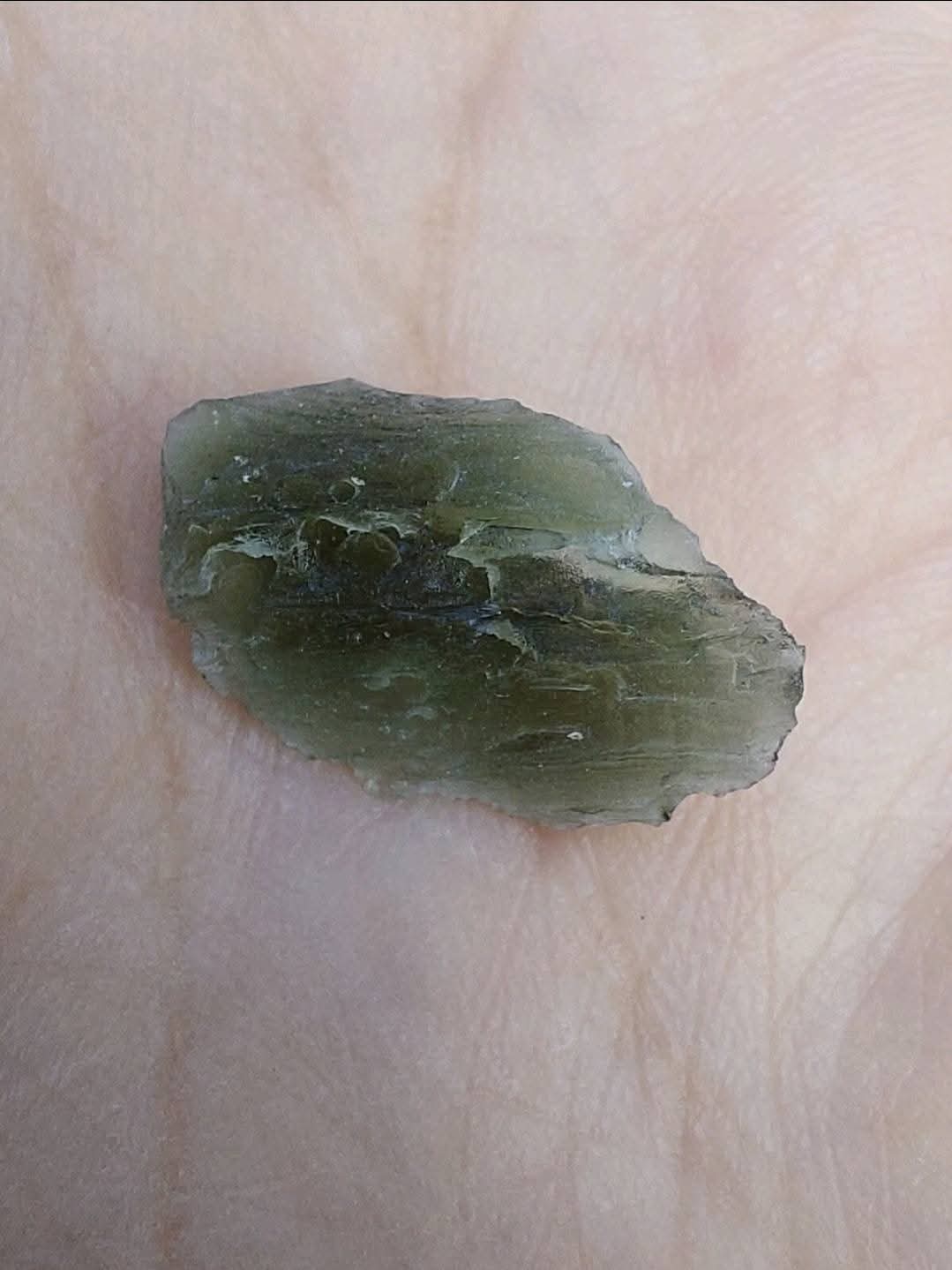 Moldavite Piece, 1.05g, Tektite (Ref: E182)