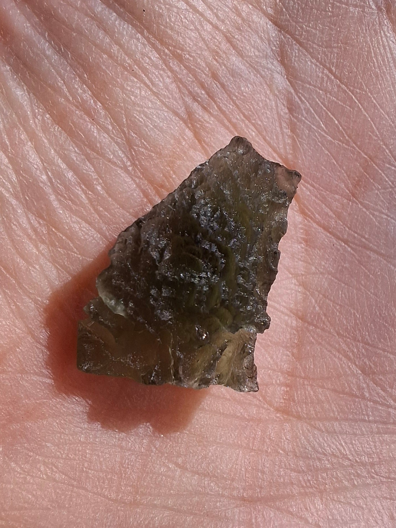 Moldavite Piece, 1.65g, Tektite (Ref: 1387)