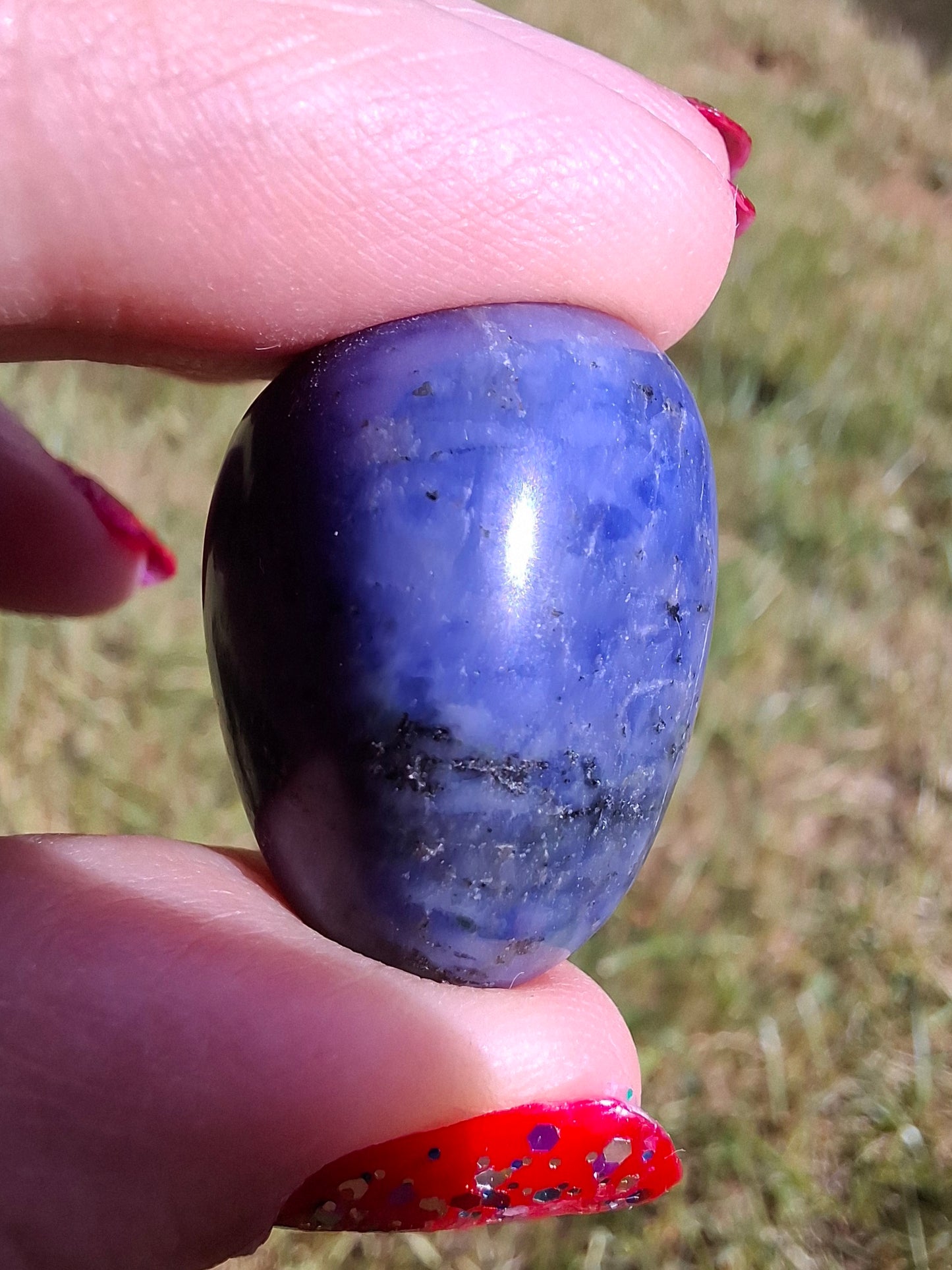 Sodalite, Tumble Stone, Crystal (Ref: T151)