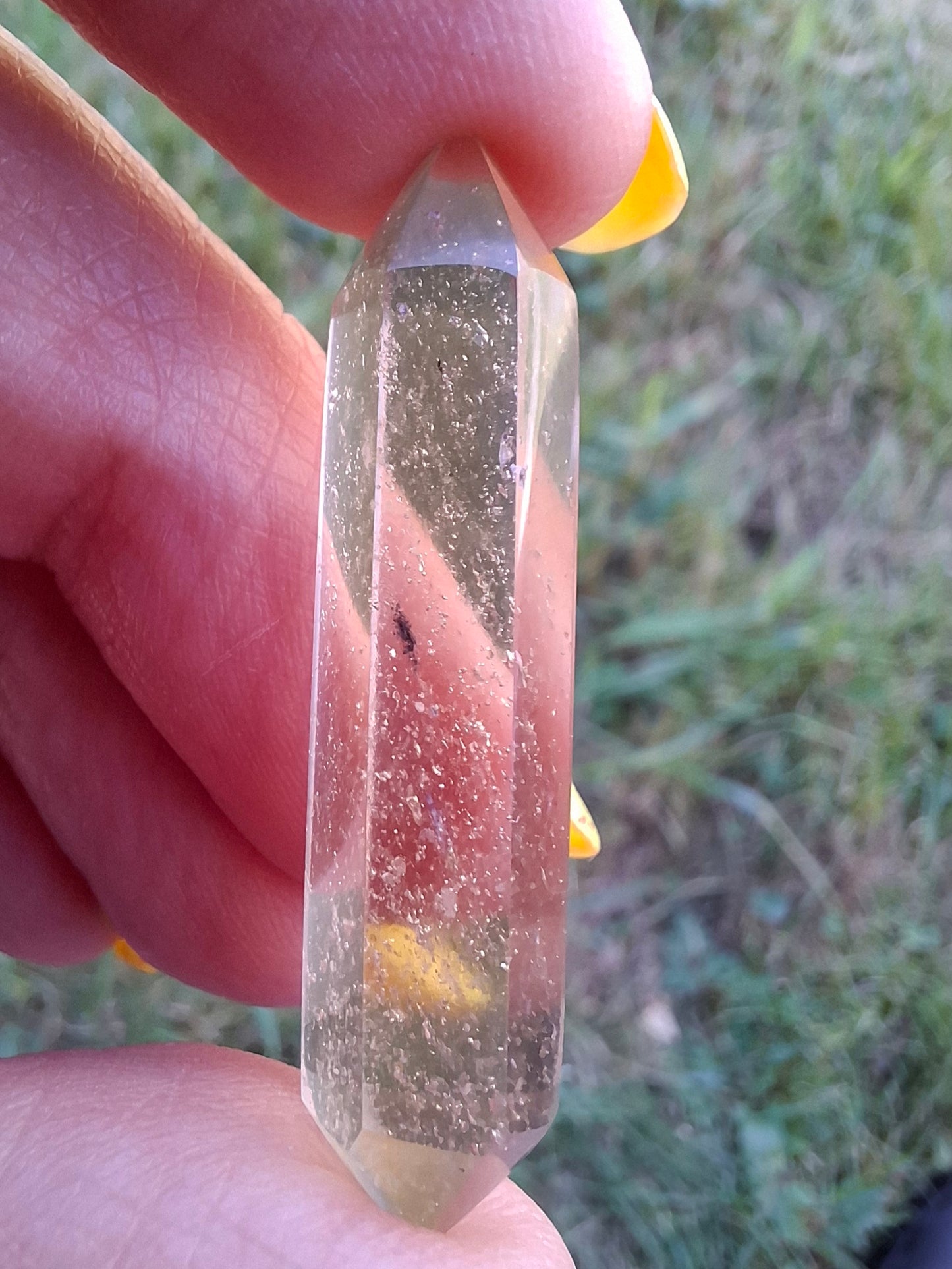 Libyan Desert Glass DT Carving, 4.51g, Tektite (Ref: LDT4)