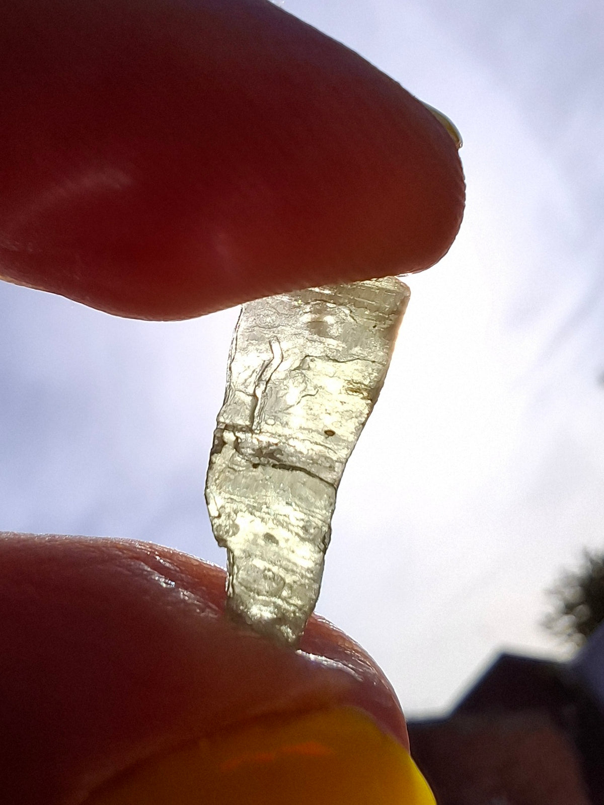 Moldavite Piece, 0.39g, Tektite (Ref: 1507)