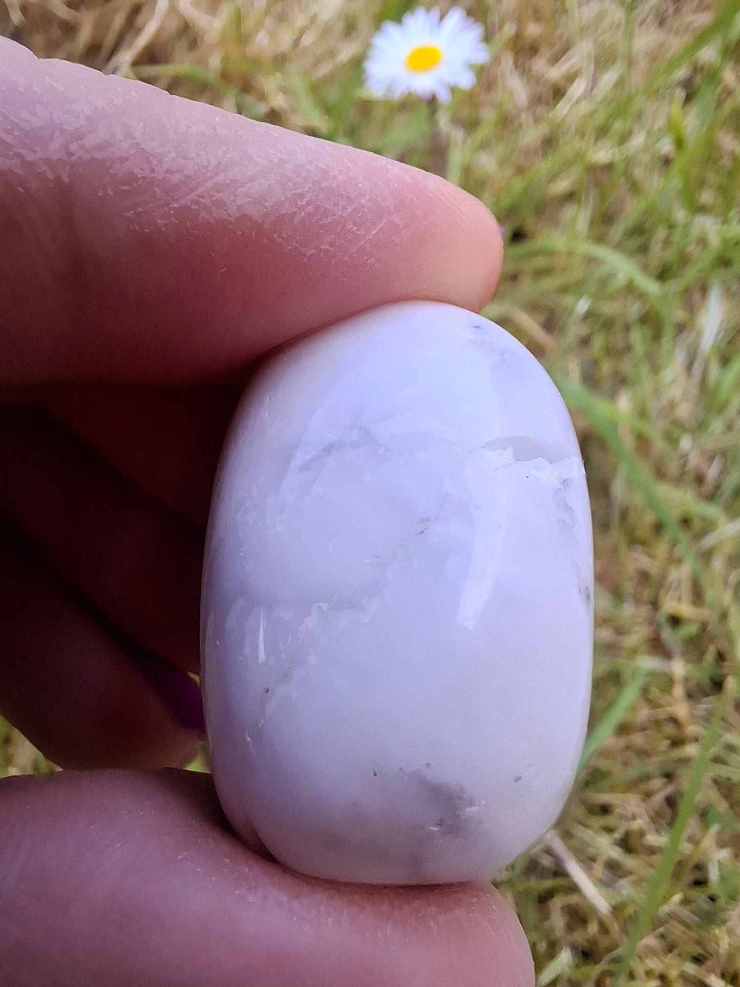 Howlite, Tumble Stone, Crystal (Ref: T41)