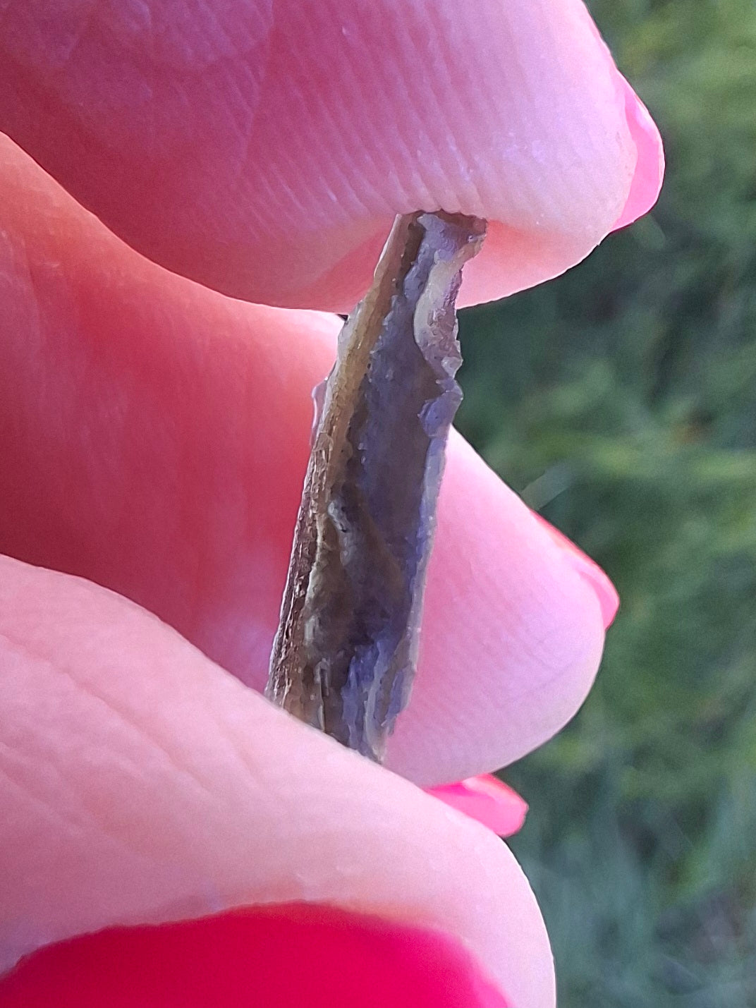Moldavite Piece, 0.69g, Tektite (Ref: 1405)