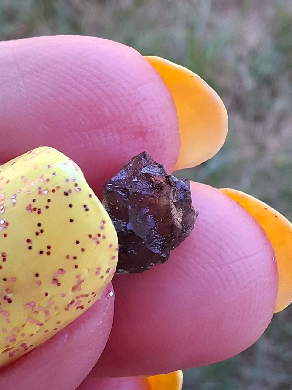 Moldavite small Piece, 0.40g, Tektite (Ref: 1479)