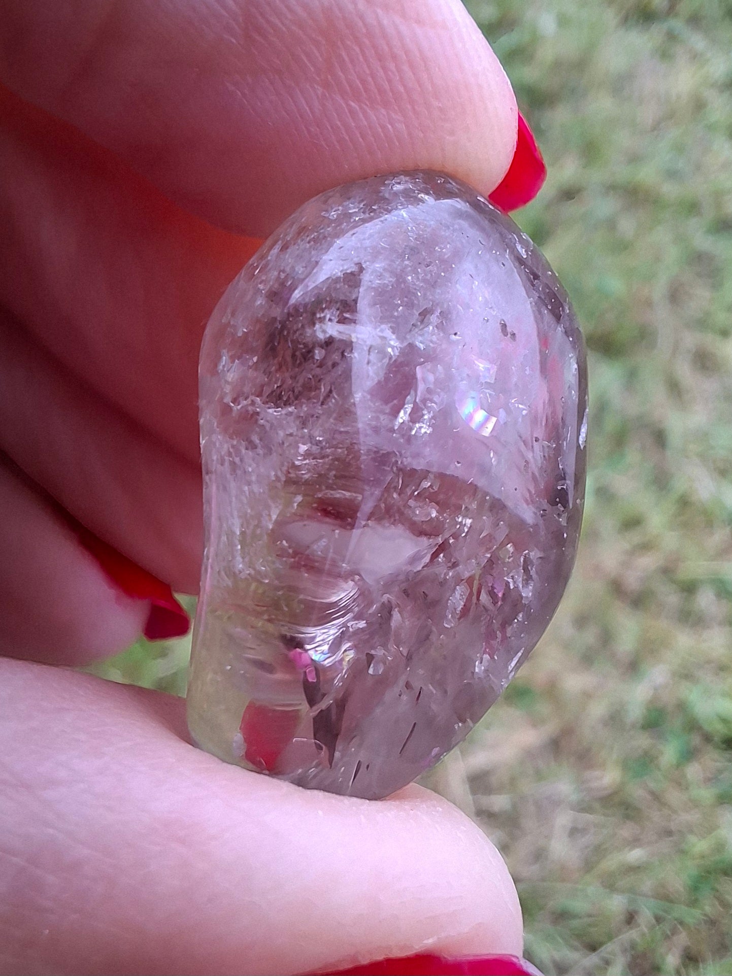 Smoky Quartz, Tumble Stone, Crystal (Ref: T102)