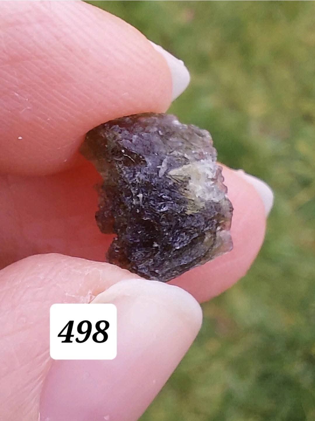 Moldavite Piece, 0.87g, Tektite (Ref: 498)
