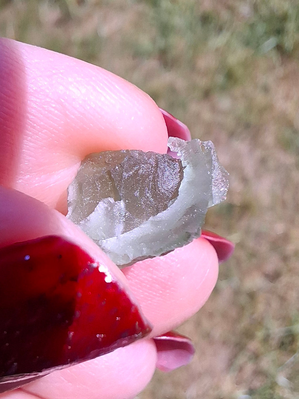 Moldavite Piece, 0.60g, Tektite (Ref: 1473)