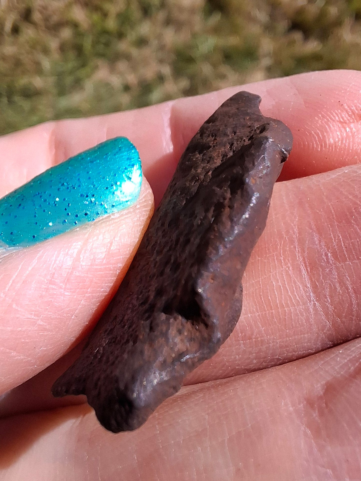 Gebel Kamil Iron Meteorite, 17.54g (Ref: K49)