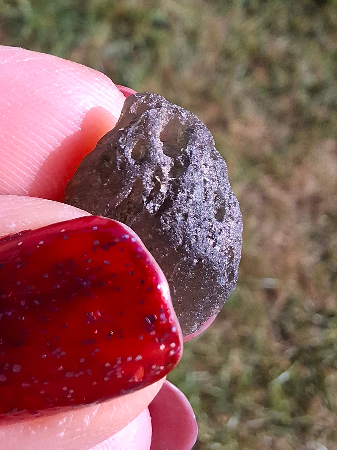 Moldavite Piece, 2.06g, Tektite (Ref: 1467)