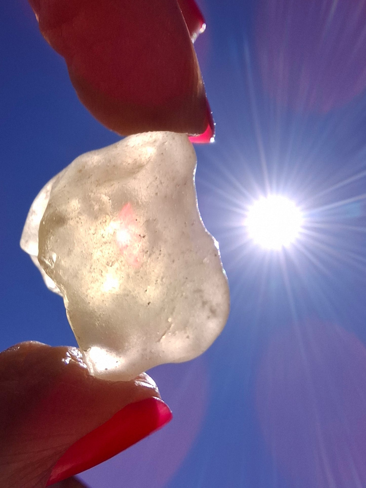 Libyan Desert Glass Piece, 12.90g, Tektite (Ref: LE243)