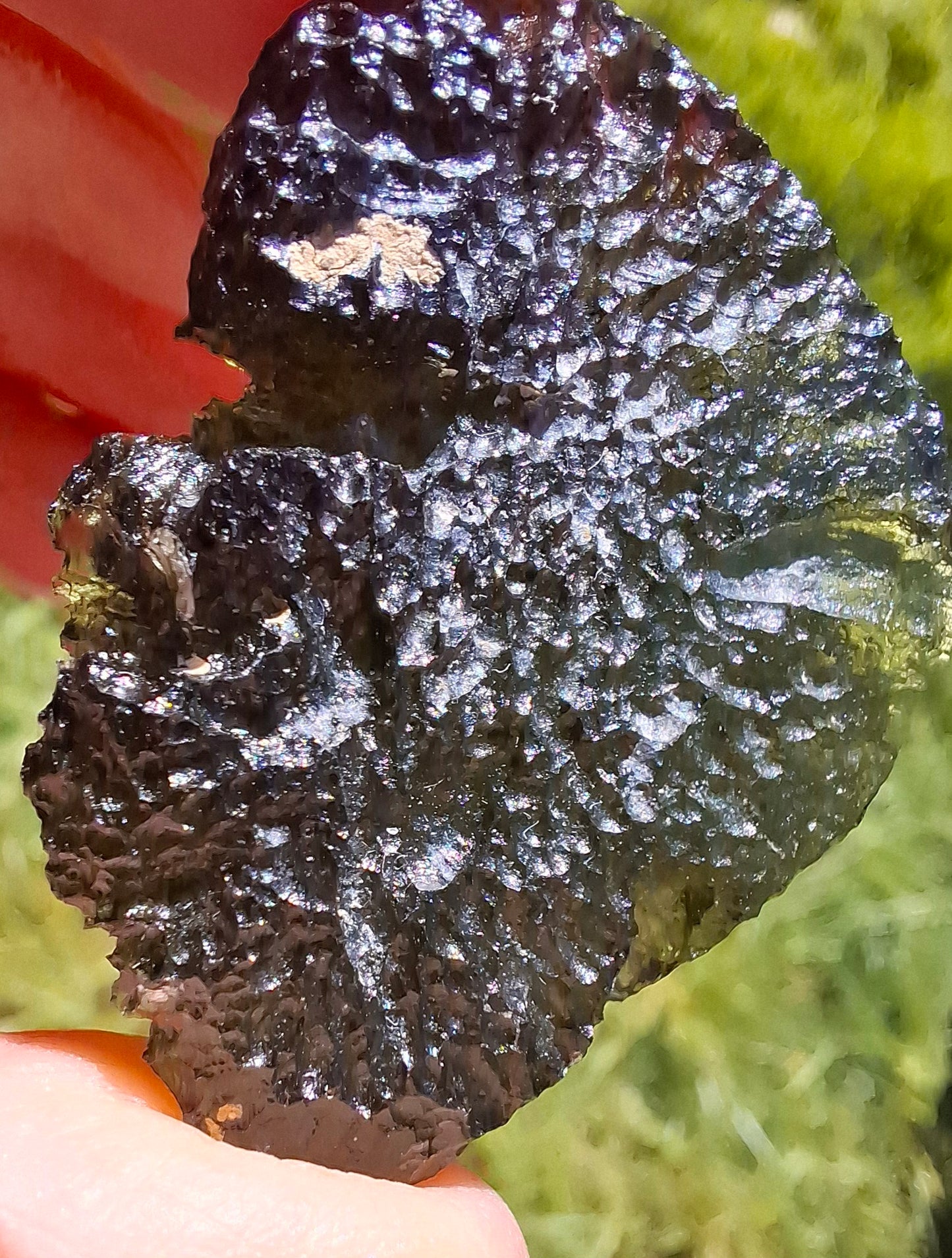 Moldavite Piece, CHLUM, 11.18g, Tektite (Ref: 1166)