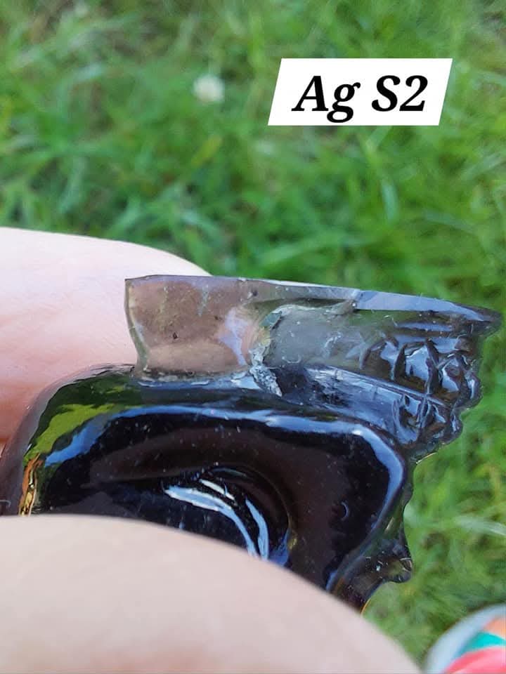 Agni Manitite SKULL Carving, Crystal (Ref: Ag S2)