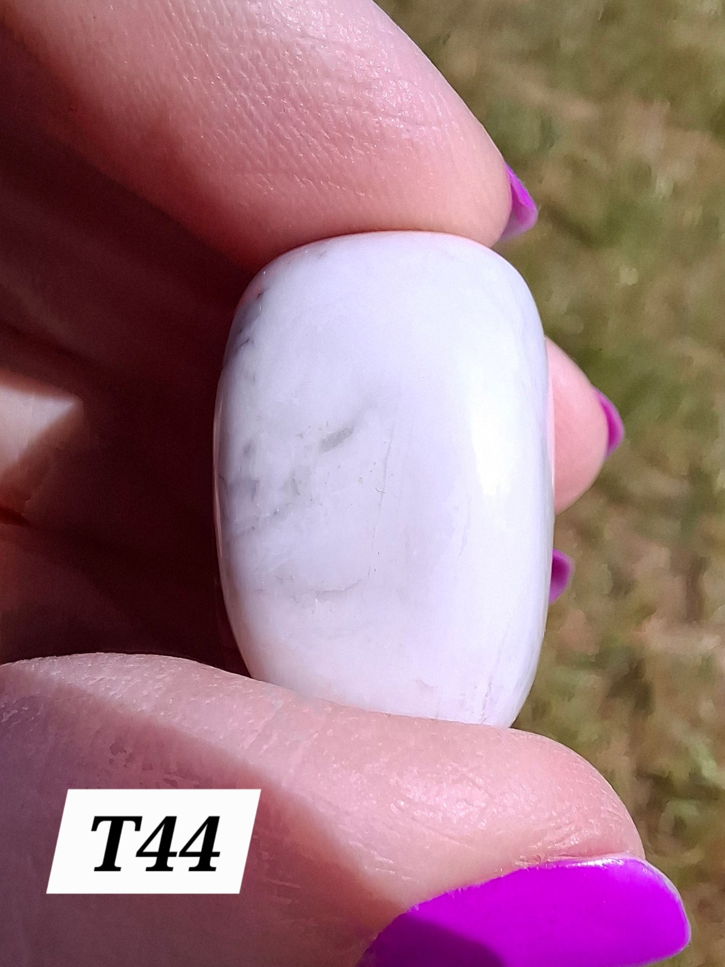 Howlite, Tumble Stone, Crystal (Ref: T44)