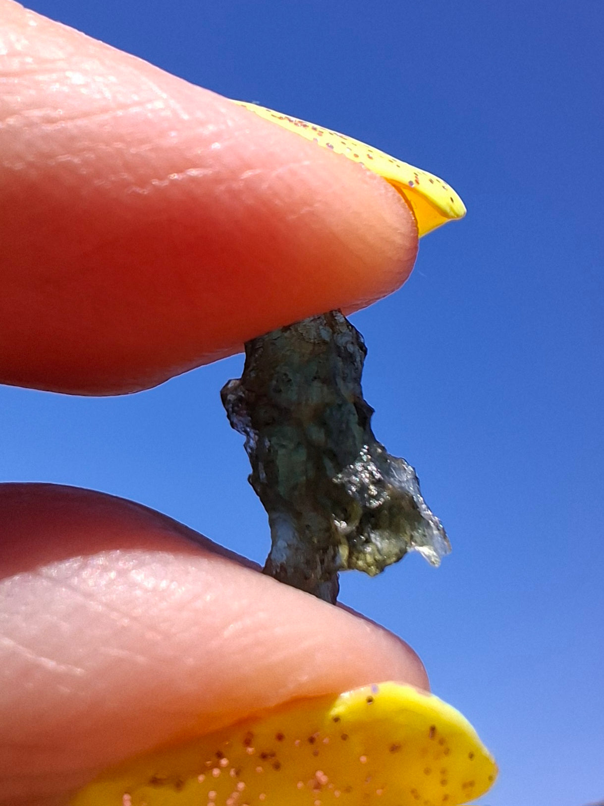 Moldavite small Piece, 0.34g, Tektite (Ref: 1476)