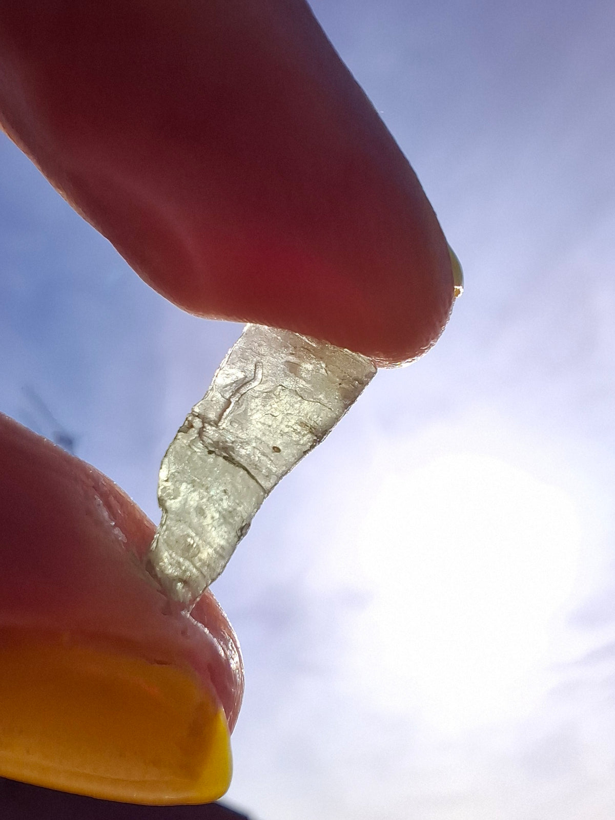 Moldavite Piece, 0.39g, Tektite (Ref: 1507)