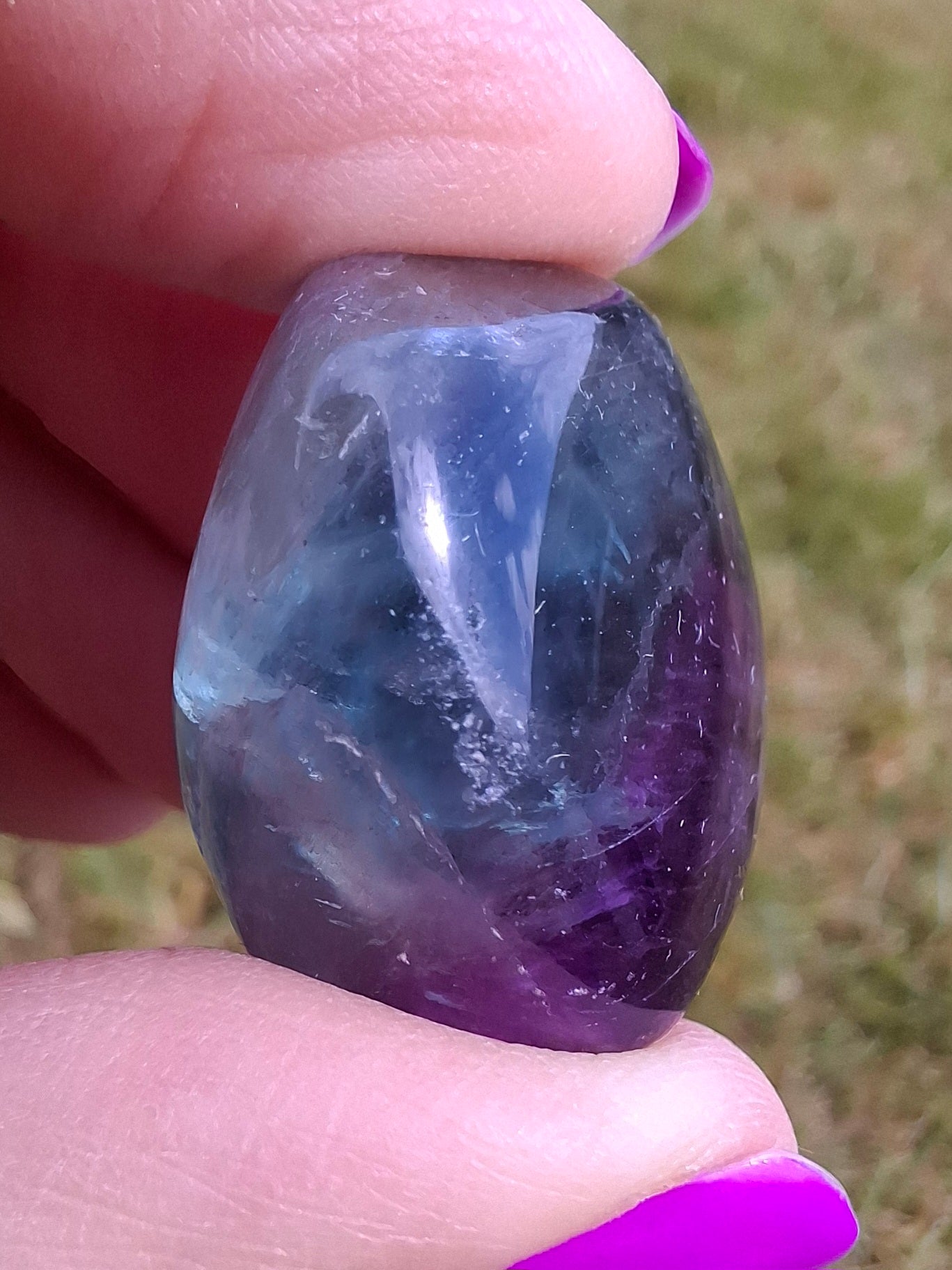 Fluorite, Tumble Stone, Crystal (Ref: T55)