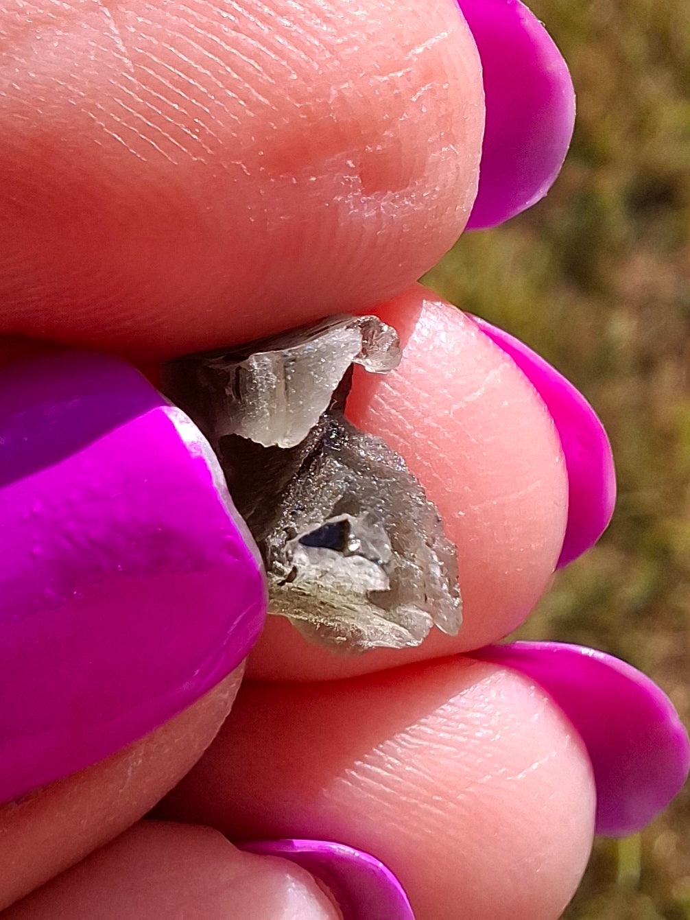 Moldavite Piece, 0.45g, Tektite (Ref: 1444)