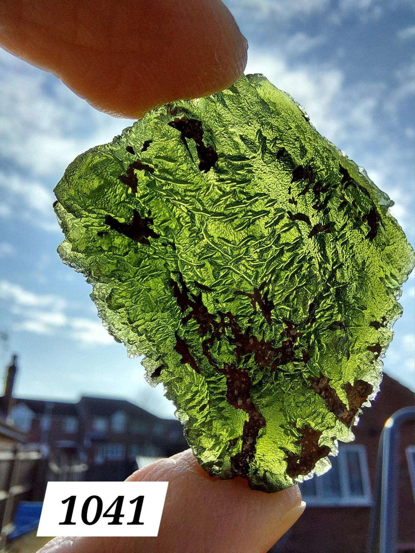 Moldavite Piece, NOVA HOSPODA, 18.15g, Tektite (Ref: 1041)