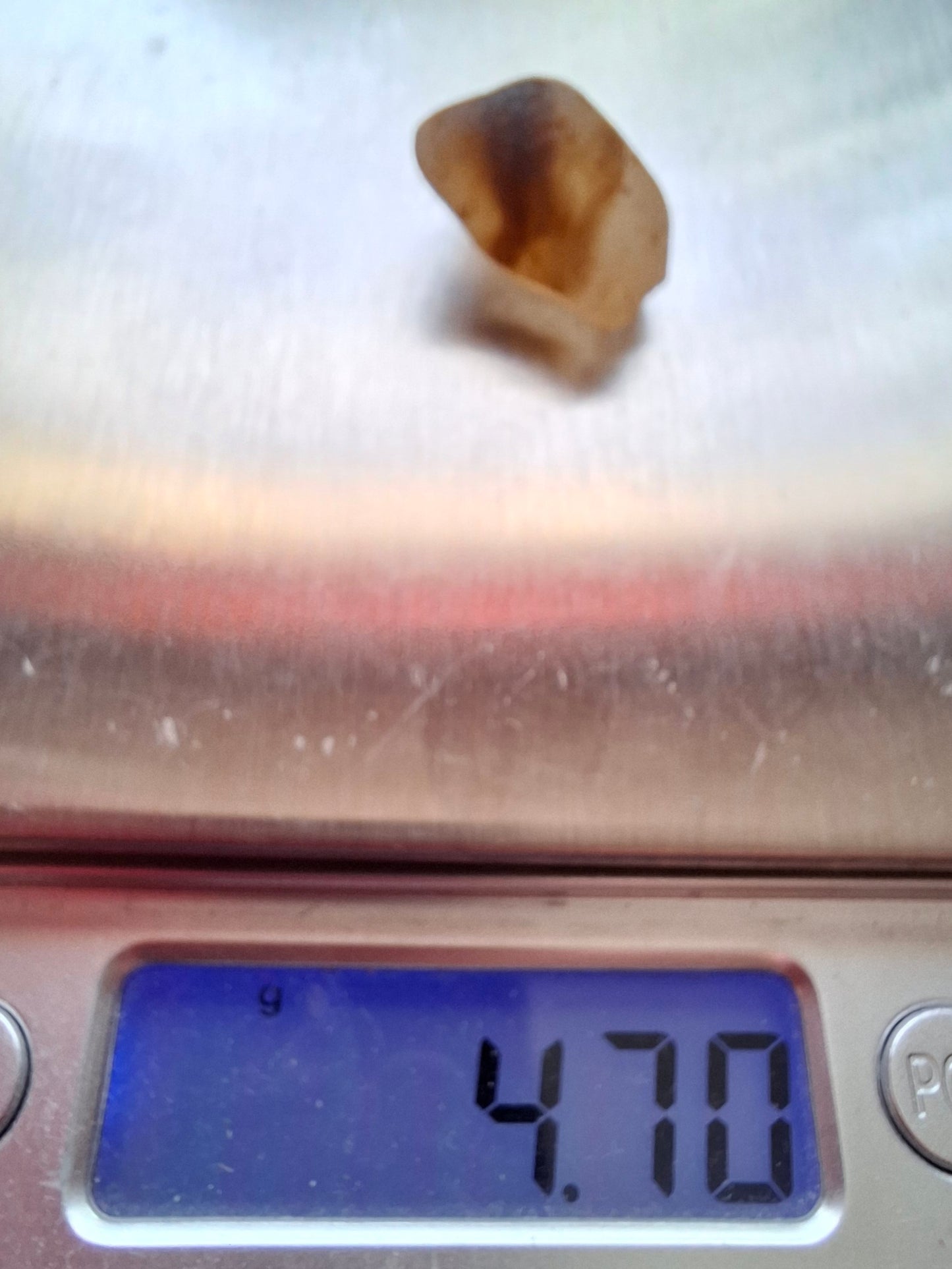 Libyan Desert Glass (darker) Piece, 4.70g, Tektite (Ref: L1372)
