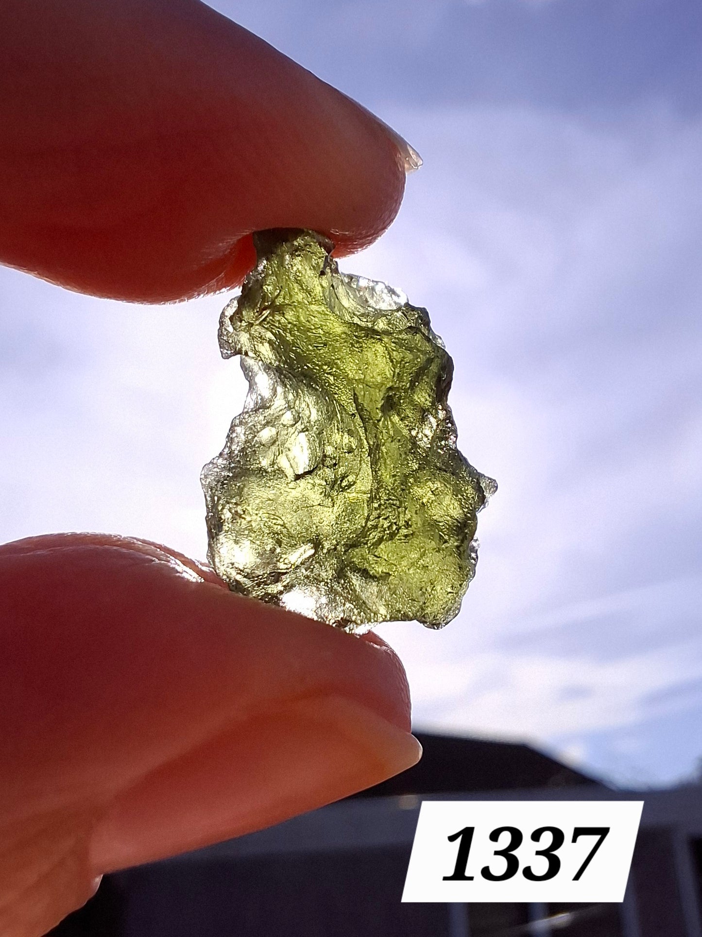 Moldavite Piece, 2.18g, Tektite (Ref: 1337)