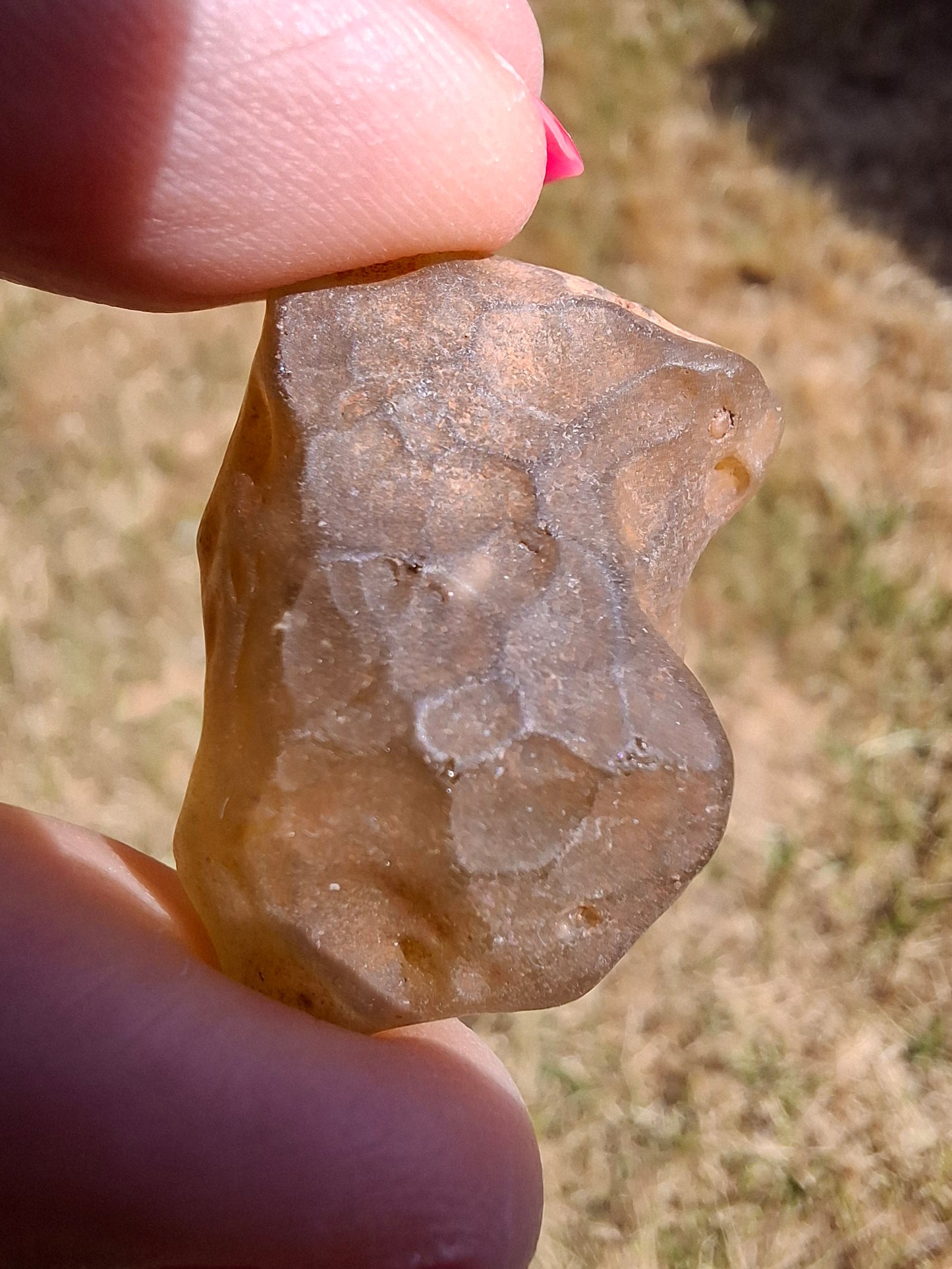 Libyan Desert Glass (darker) Piece, 10.25g, Tektite (Ref: L1368)
