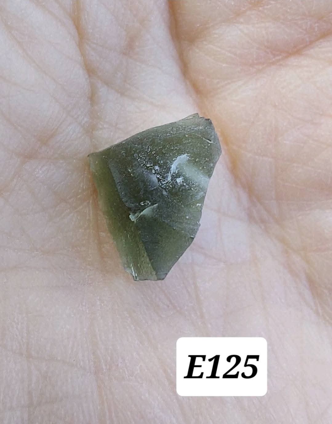 Moldavite Piece, 0.78g, Tektite (Ref: E125)