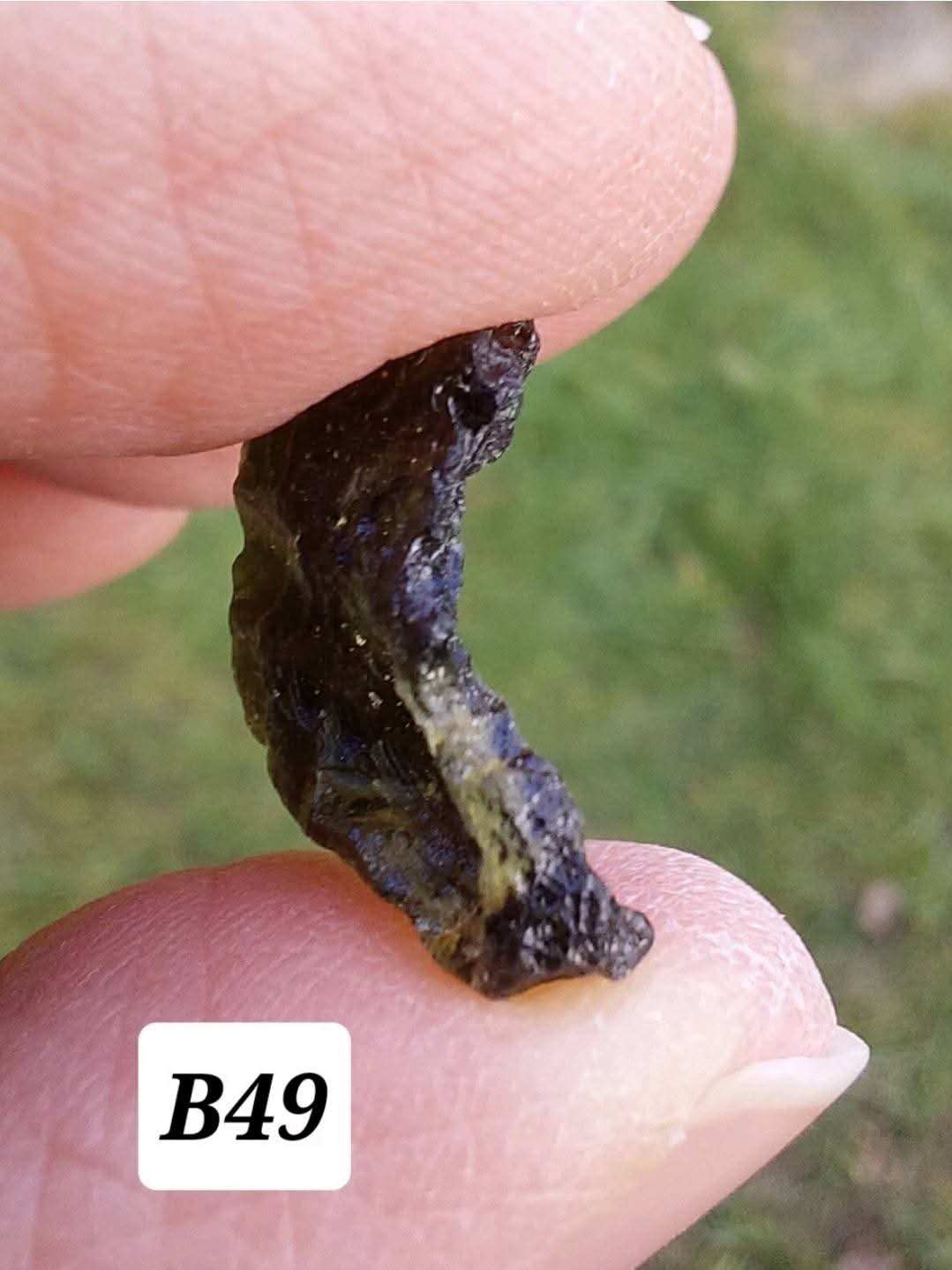 Moldavite Piece, 1.48g, Tektite (Ref: B49)