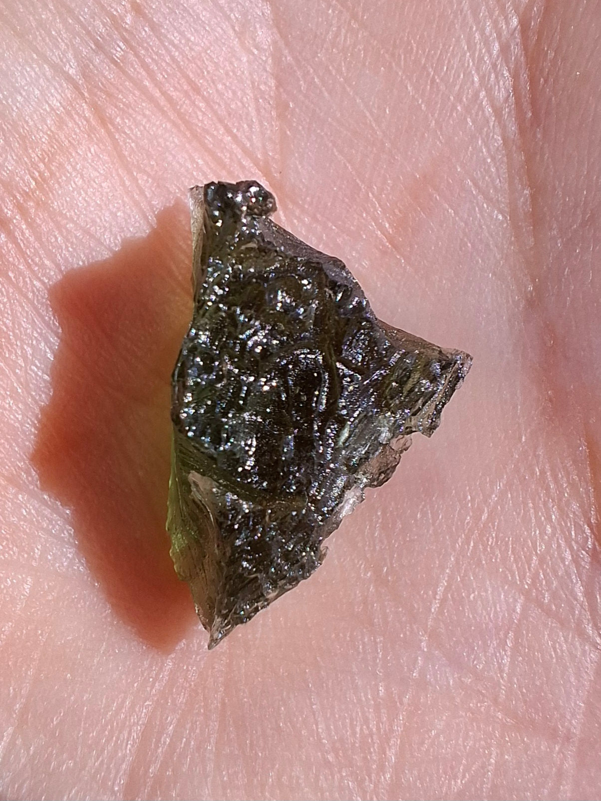 Moldavite Piece, 1.55g, Tektite (Ref: 1469)
