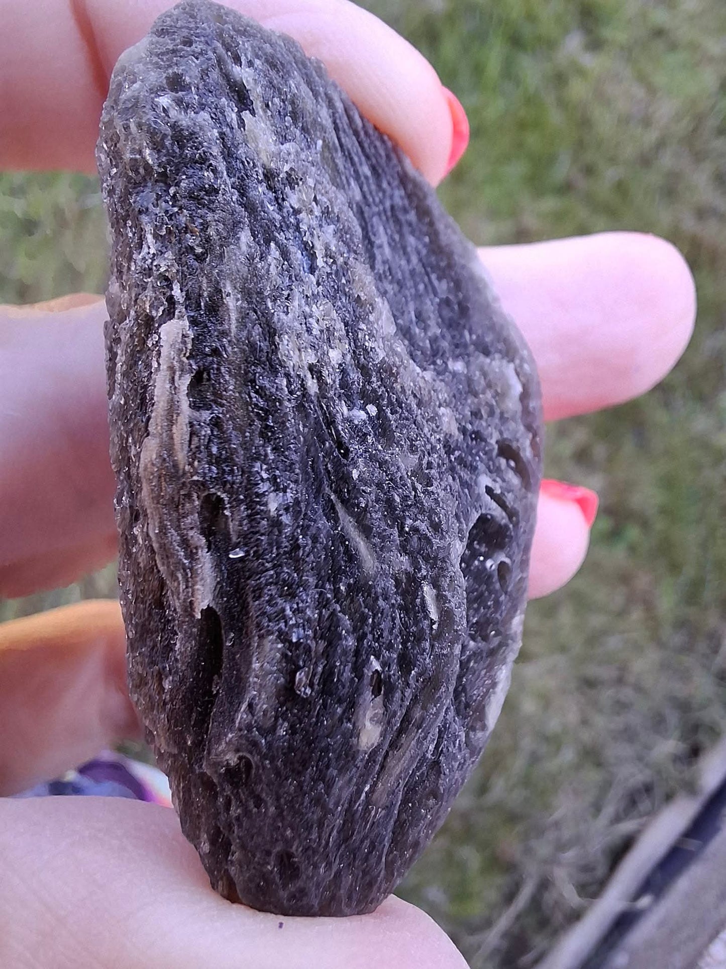 Moldavite Piece, NESMEN HURKA,  26.87g, Tektite (Ref: 1170)