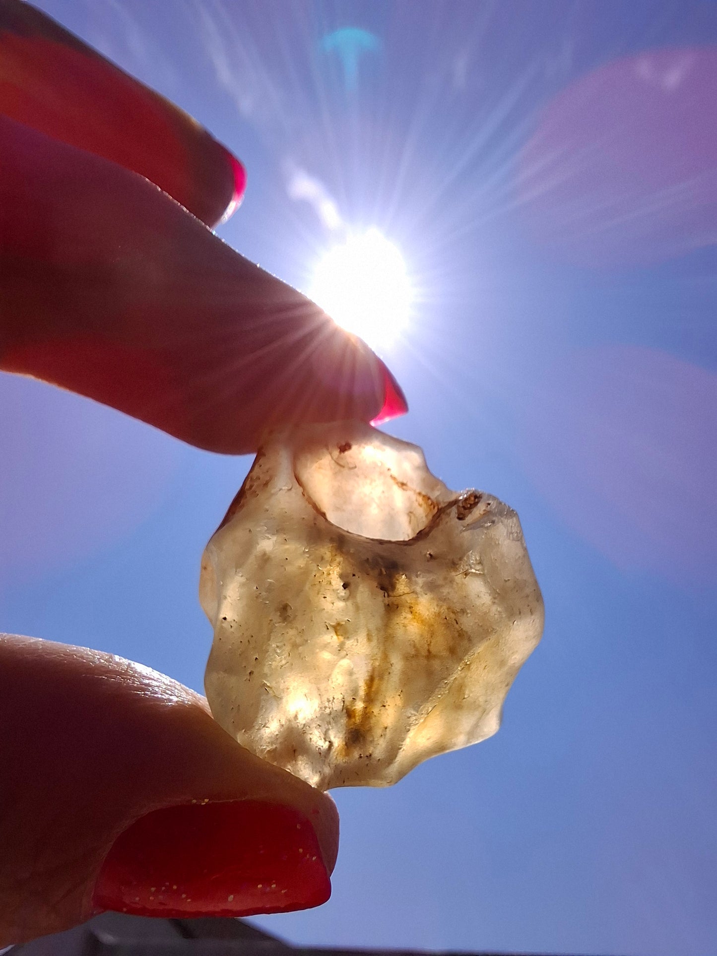 Libyan Desert Glass (darker) Piece, 10.32g, Tektite (Ref: L1376)