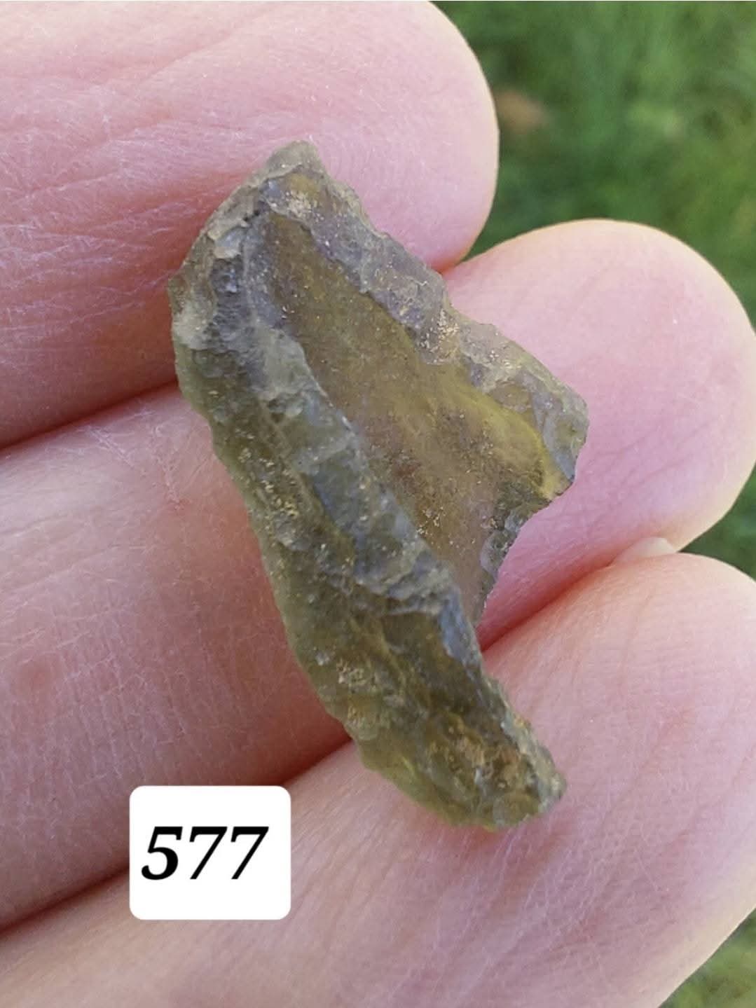 Moldavite Piece, 1.09g, Tektite (Ref: 577)