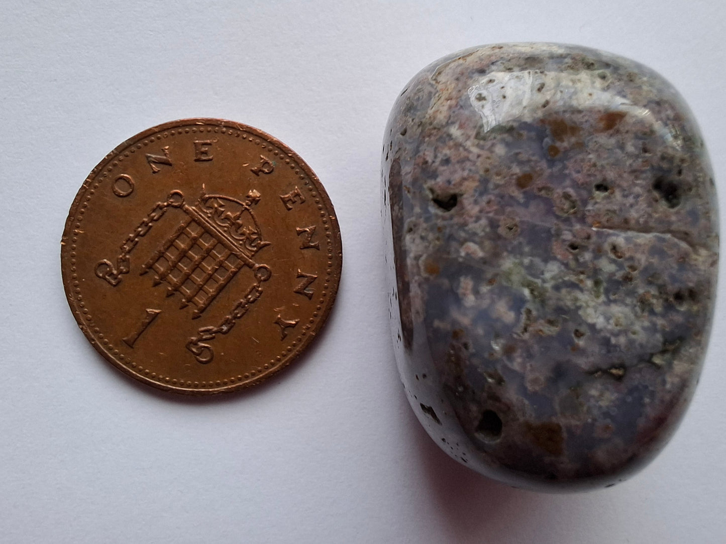 Ocean Jasper, Tumble Stone, Crystal (Ref: T205)