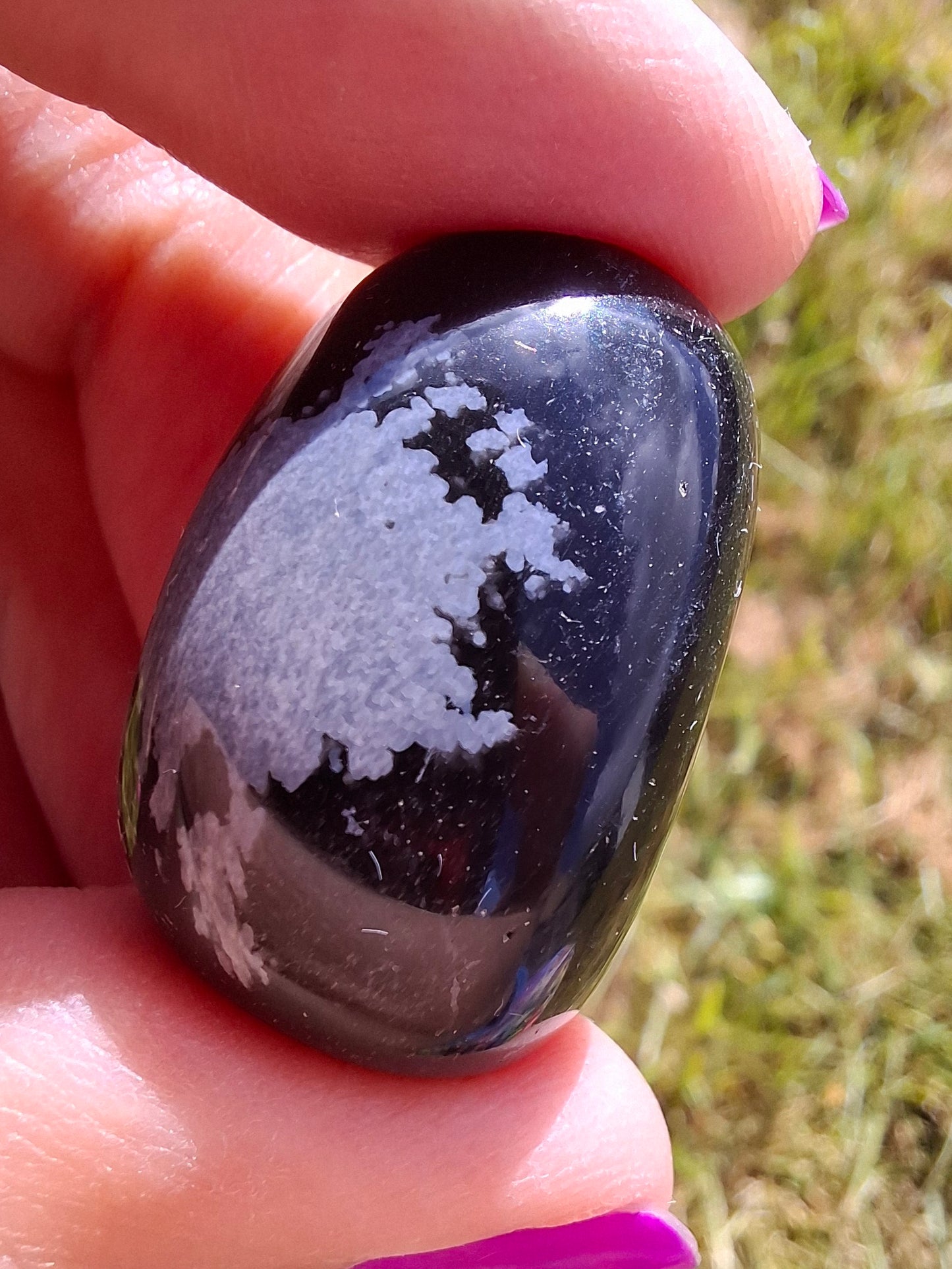 Snowflake Obsidian, Tumble Stone, Crystal (Ref: T99)