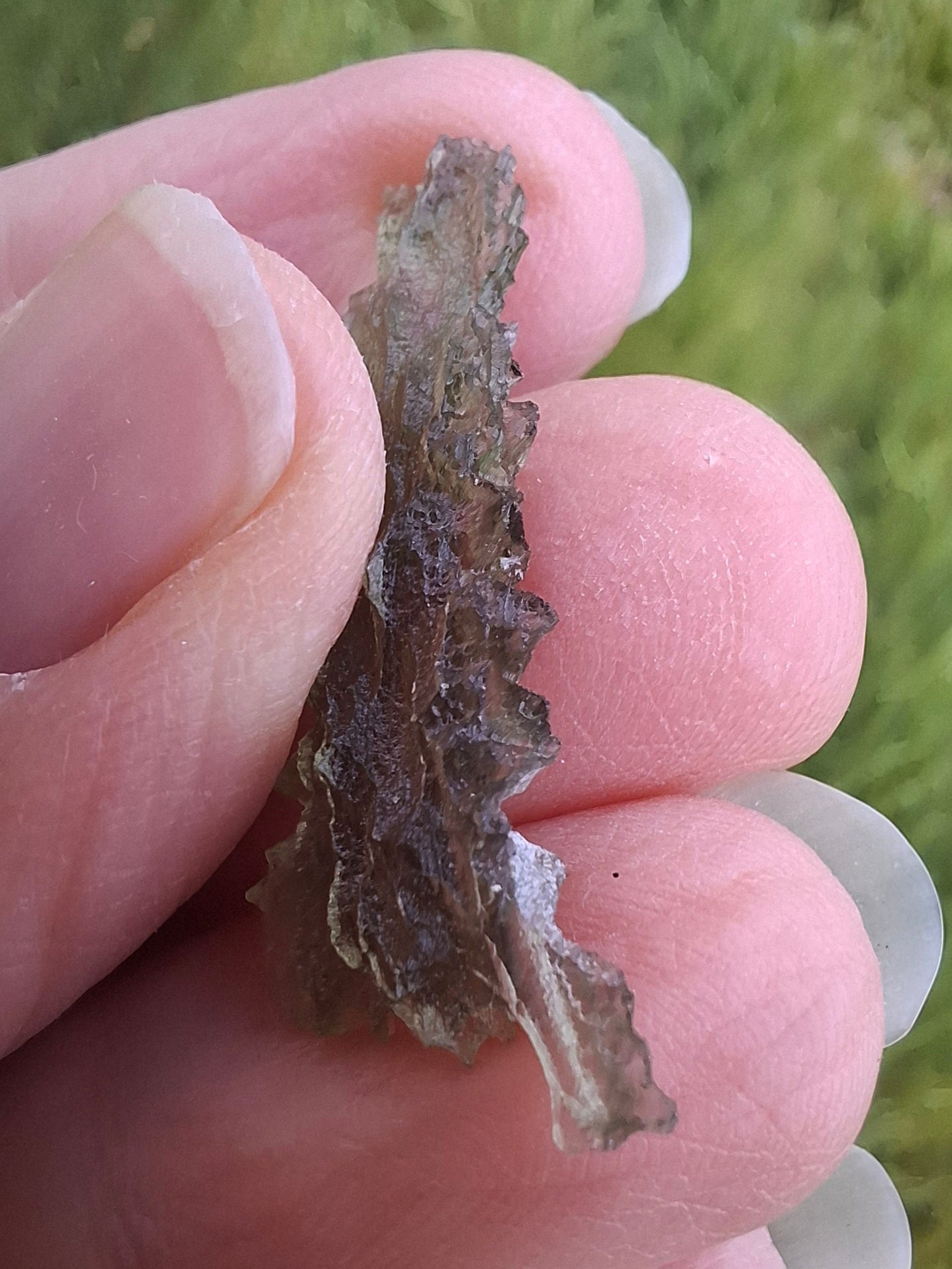 Moldavite Piece, JEZKOVNA BESEDNICE, 1.41g, Tektite (Ref: 1283)