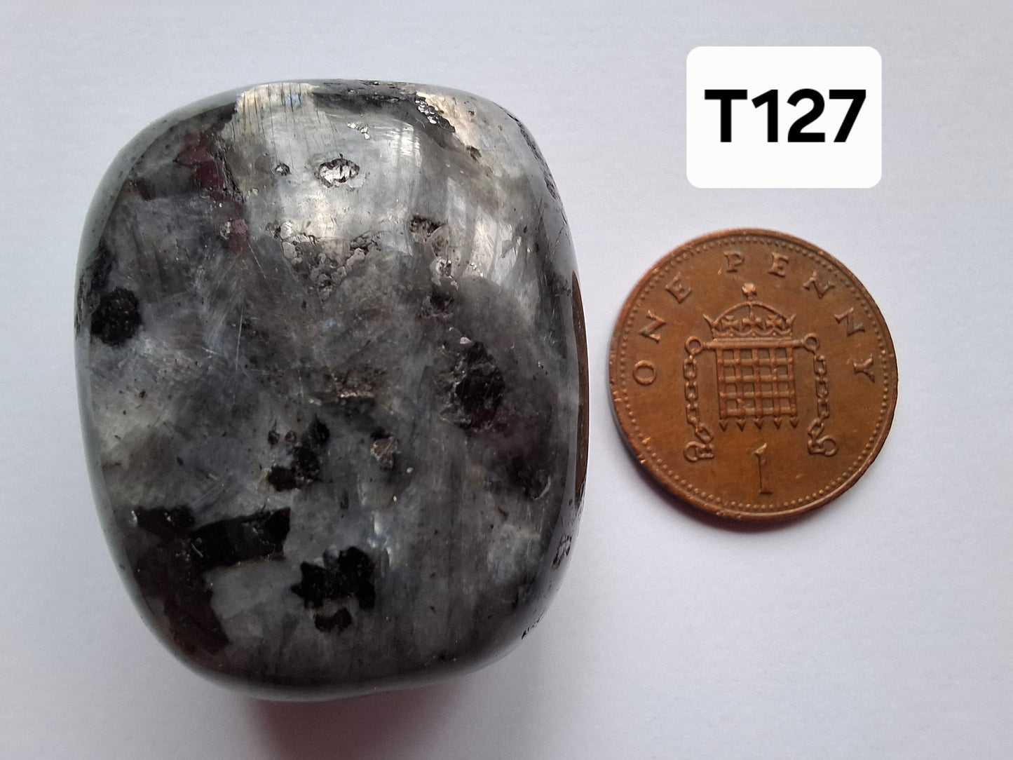 Larvikite, Tumble Stone, Crystal (Ref: T127)
